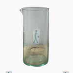 Carafe marocaine en verre Beldi sans anse - Transparent