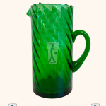 Carafe Beldi Torsadée Verte