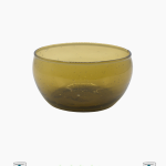 Bowl Beldi en verre recyclé soufflé à la main - AMBRE