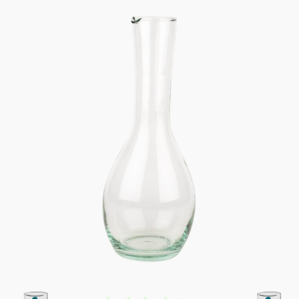 Carafe Beldi Bebll en verre beldi recyclé – Transparent