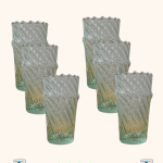 Grand Verre Beldi Torsadé - pack de 6
